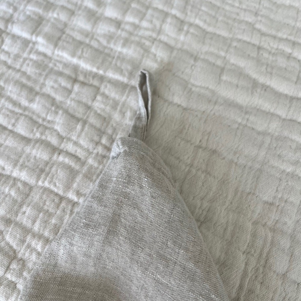 2 100% Linen‎ Ruffle Kitchen Towels - Picture 6 of 9